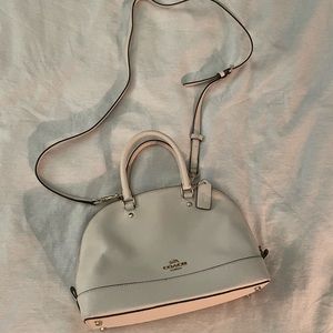 White Coach Revel Bag Style Top Handle Purse